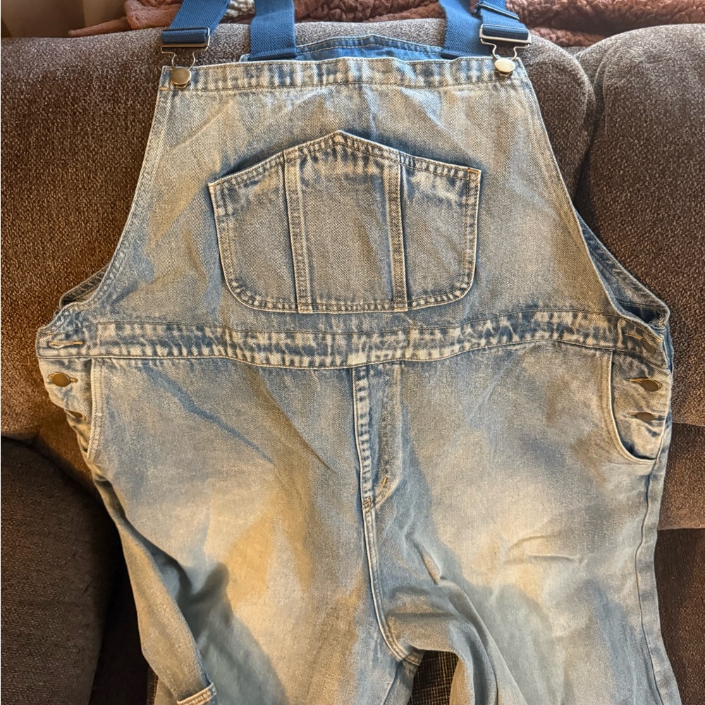 Cider Women's Blue Denim Overalls